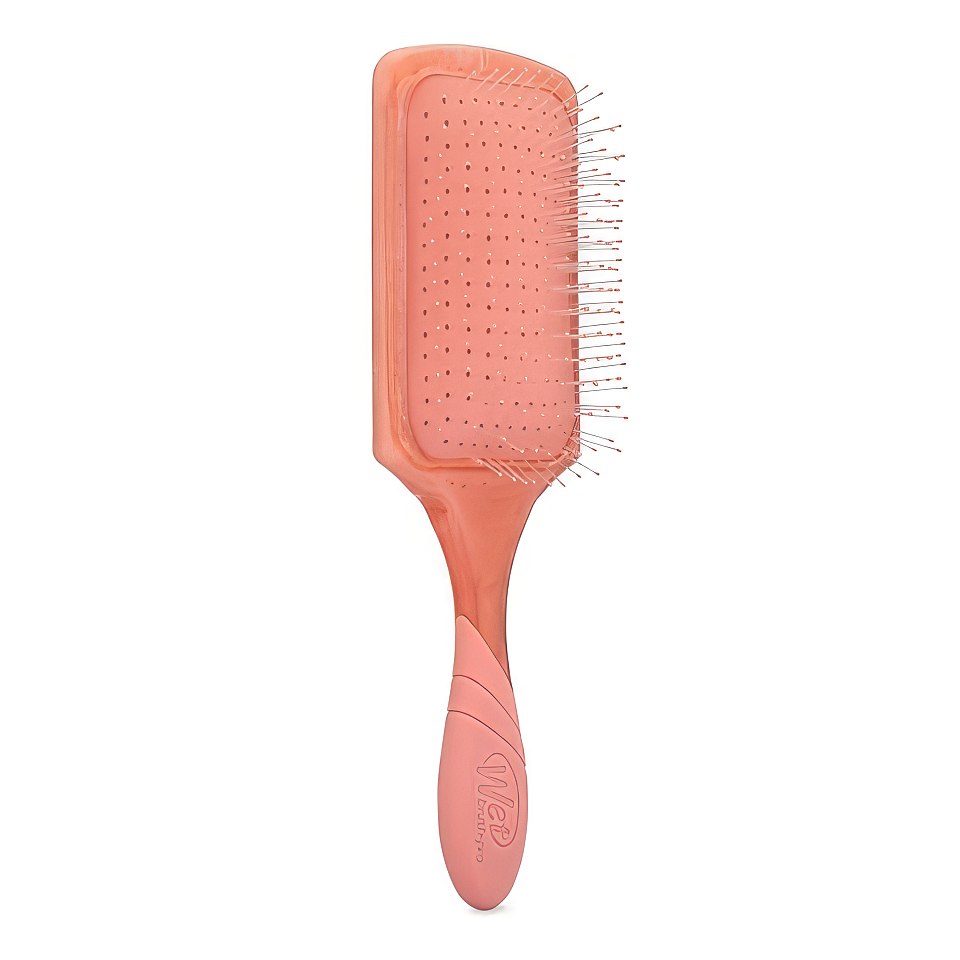 Wet Brush PRO PADDLE DETANGLER - HYDRO TIE-DYE PEACH