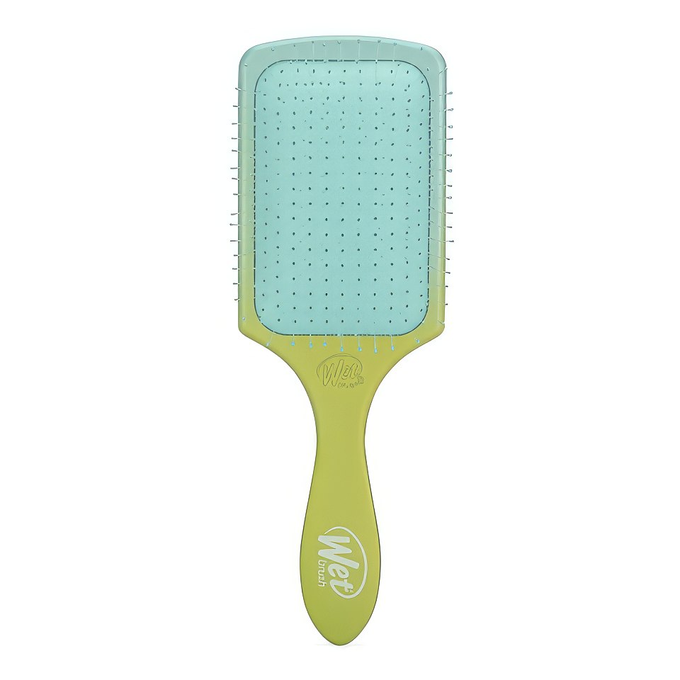 Wet Brush PADDLE DETANGLER - FEEL GOOD OMBRE - GREEN / BLUE
