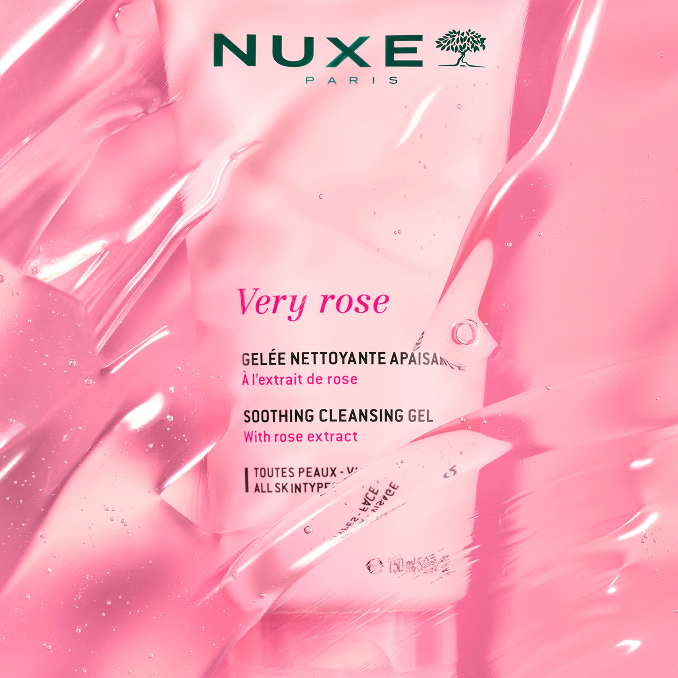 NUXE VERY ROSE Umirujući gel za čišćenje lica 150ml