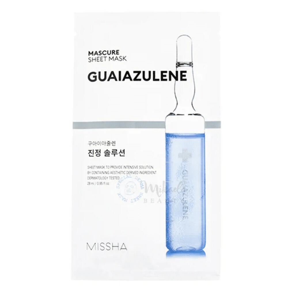 Mascure Sheet Mask Guaiazulene 28ml*1ea