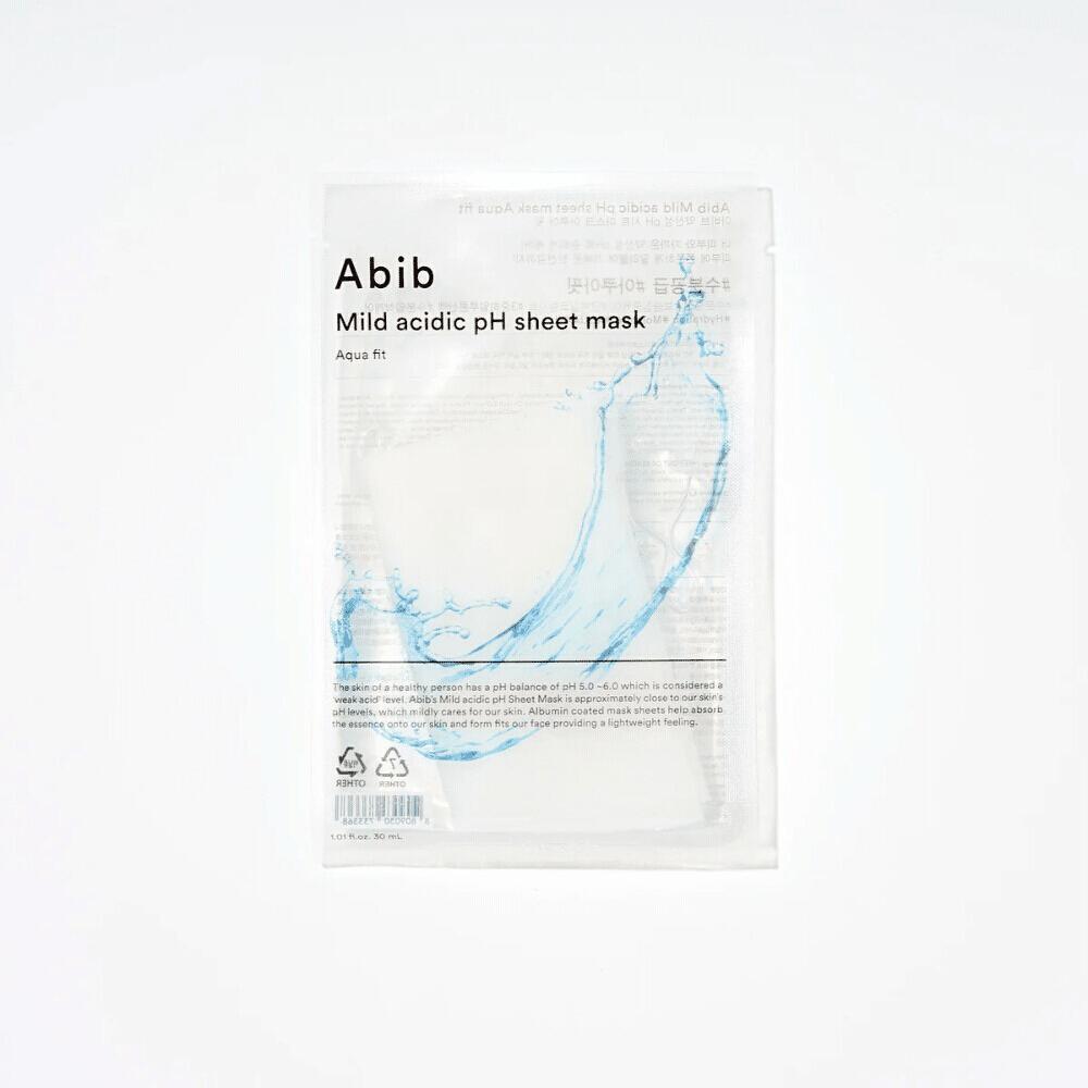Mild Acidic Ph Sheet Mask Aqua Fit 1ea