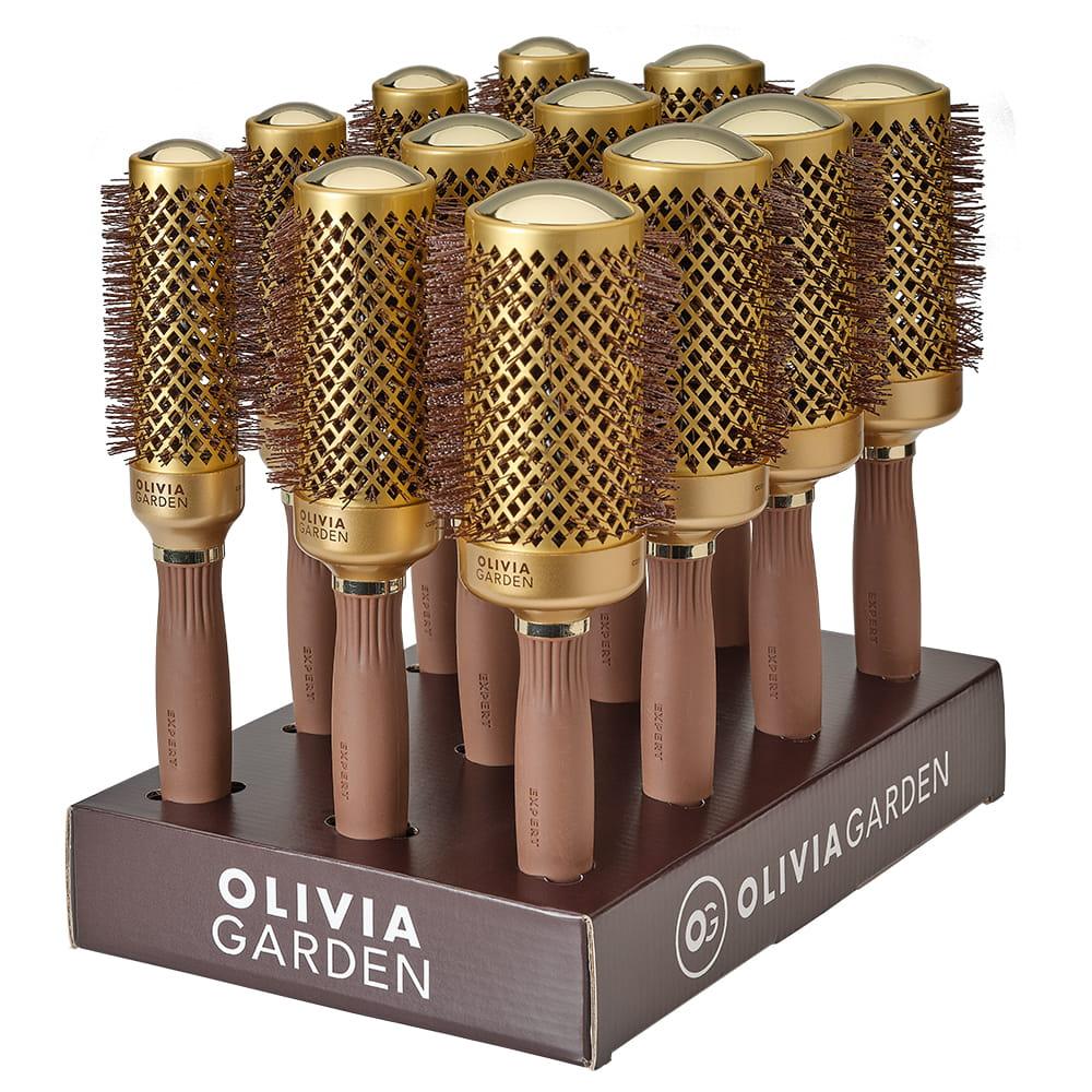 Olivia Garden Blowout Speed Wavy Bristles Gold&Brown