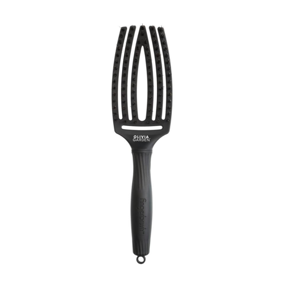 Olivia Garden Fingerbrush M Black