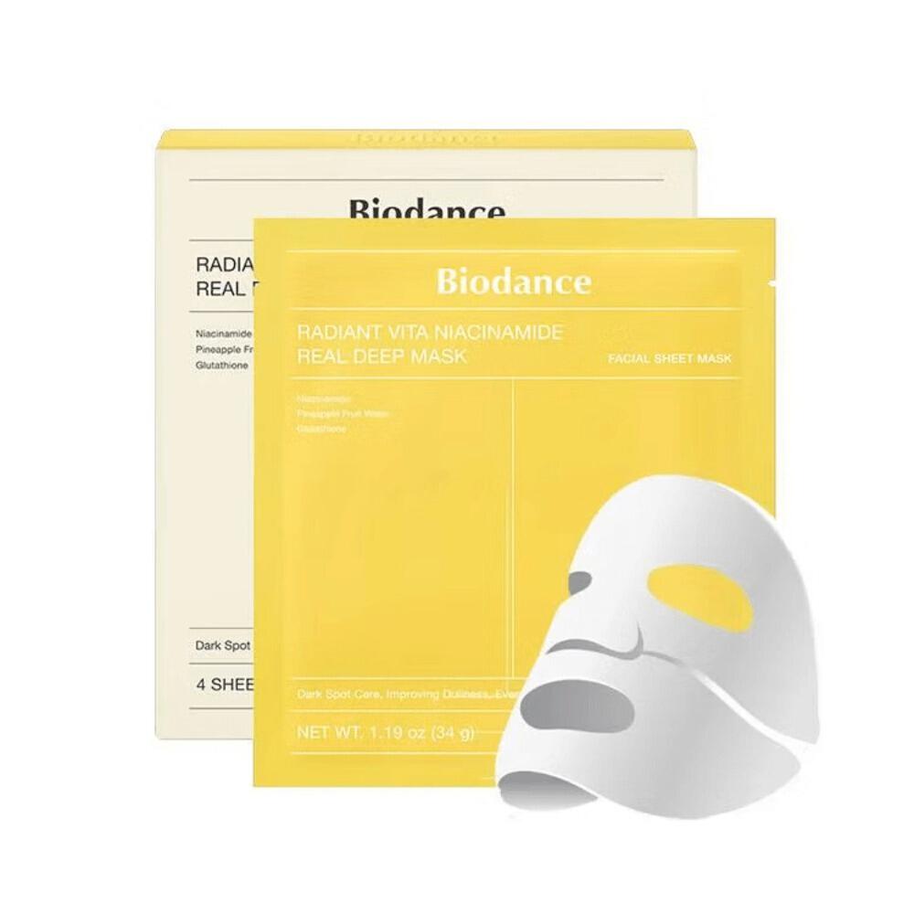 Radiant Vita Niacinamide Real Deep Mask 1Box (34g*4ea)