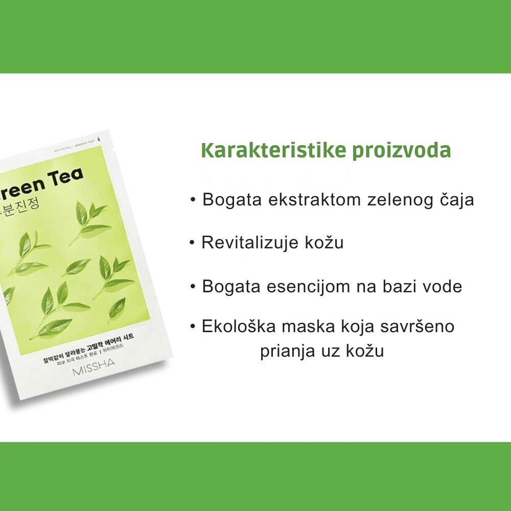Airy Fit Sheet Mask Green Tea