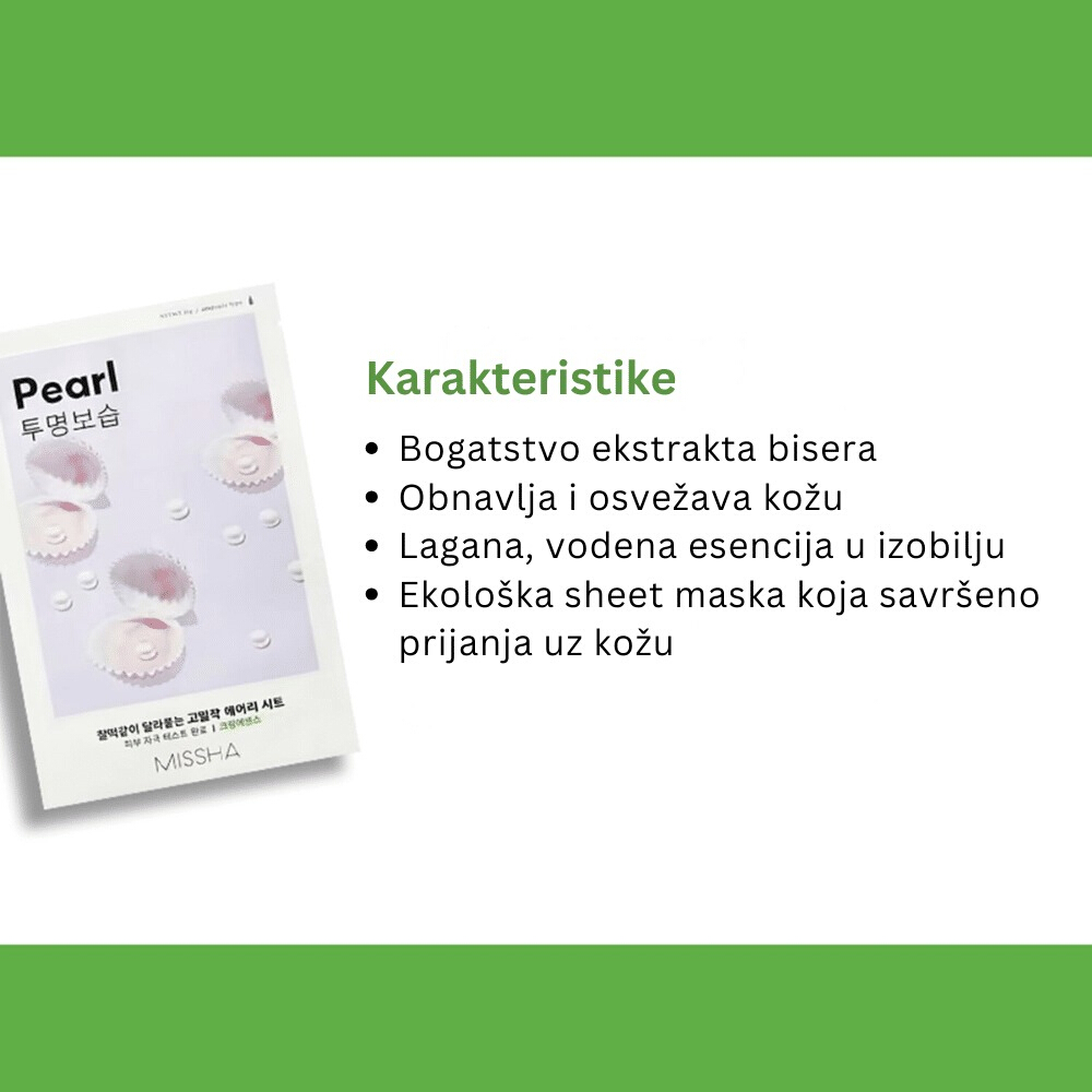 Airy Fit Sheet Mask Pearl