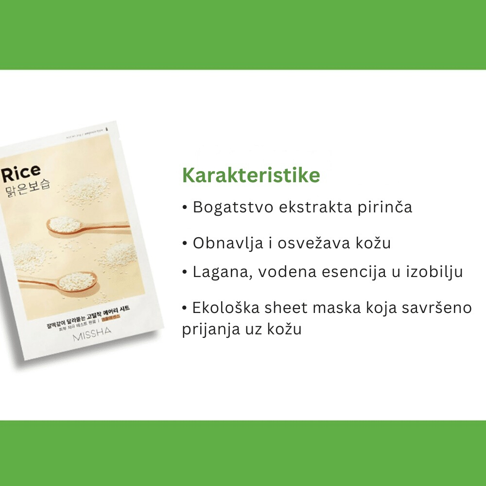 Airy Fit Sheet Mask Rice