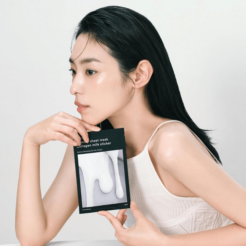 Gummy Sheet Mask Collagen Milk Sticker