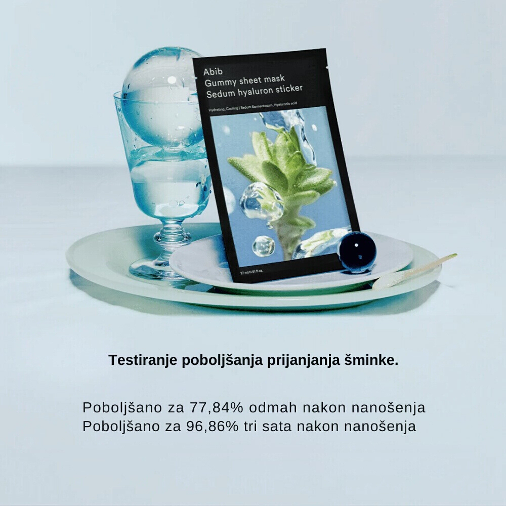 Gummy Sheet Mask Sedum Hyaluron Sticker