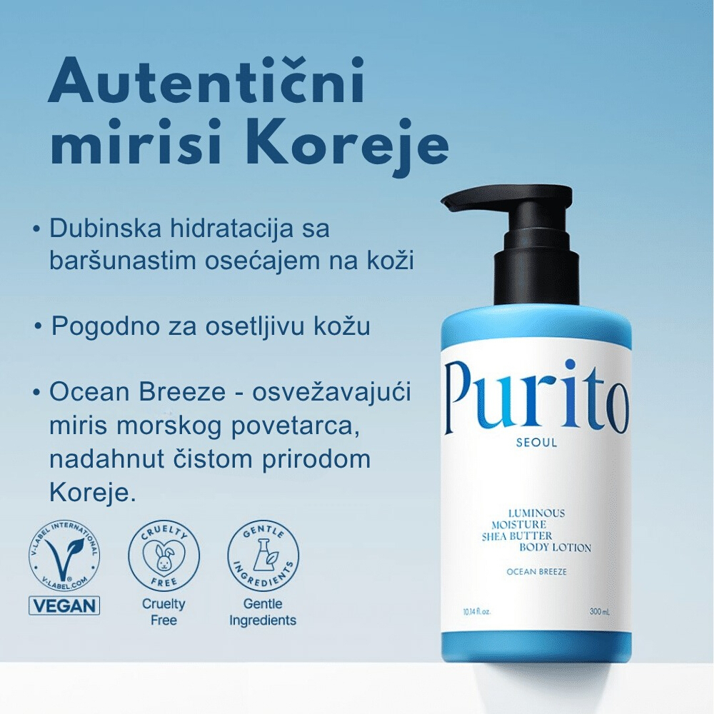 Luminous Moisture Shea Butter Body Lotion Ocean Breeze 300ml
