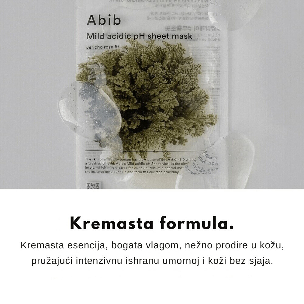 Mild Acidic pH Sheet Mask Jericho Rose Fit