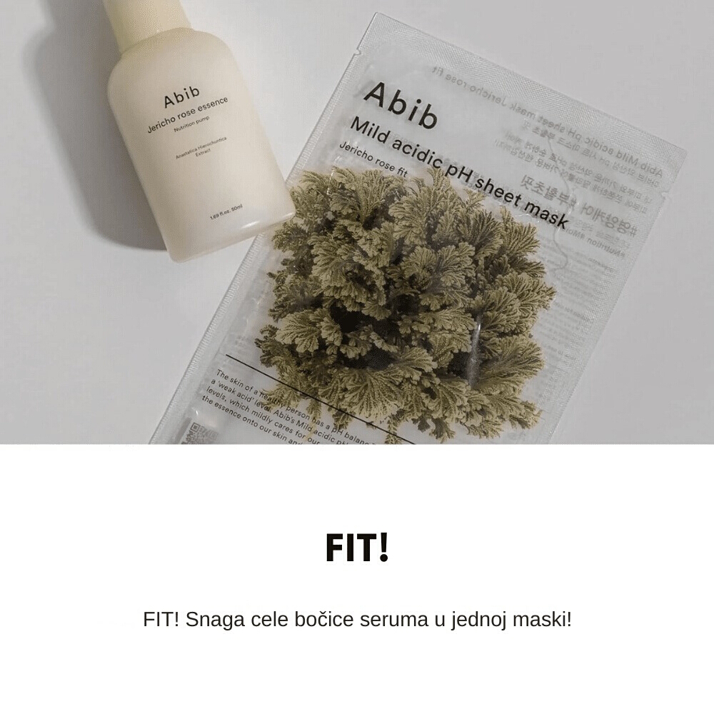 Mild Acidic pH Sheet Mask Jericho Rose Fit