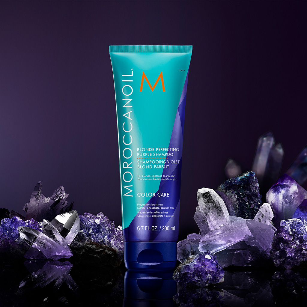 Moroccanoil Blonde Perfecting Purple Shampoo 70ml