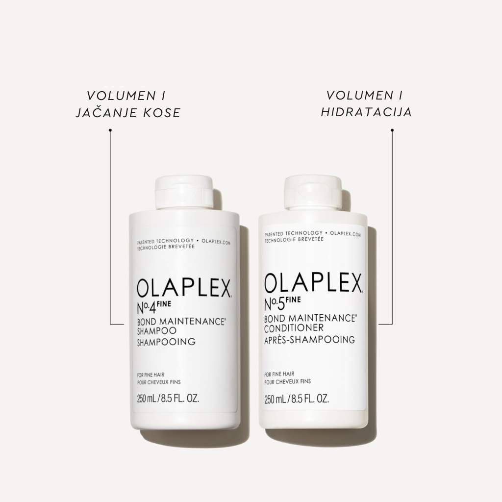 OLAPLEX za tanku kosu - set No. 4 FINE i 5 FINE