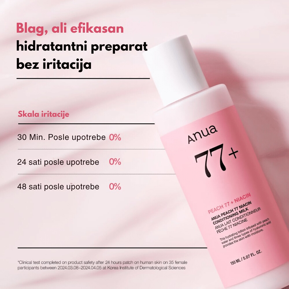 Peach 77 Niacin Conditioning Milk 150ml