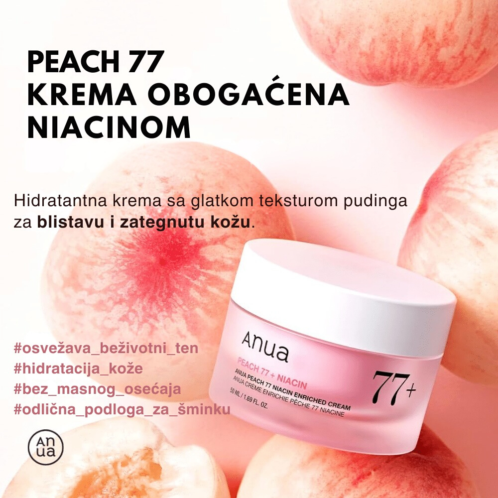 Peach 77 Niacin Enriched Cream 50ml