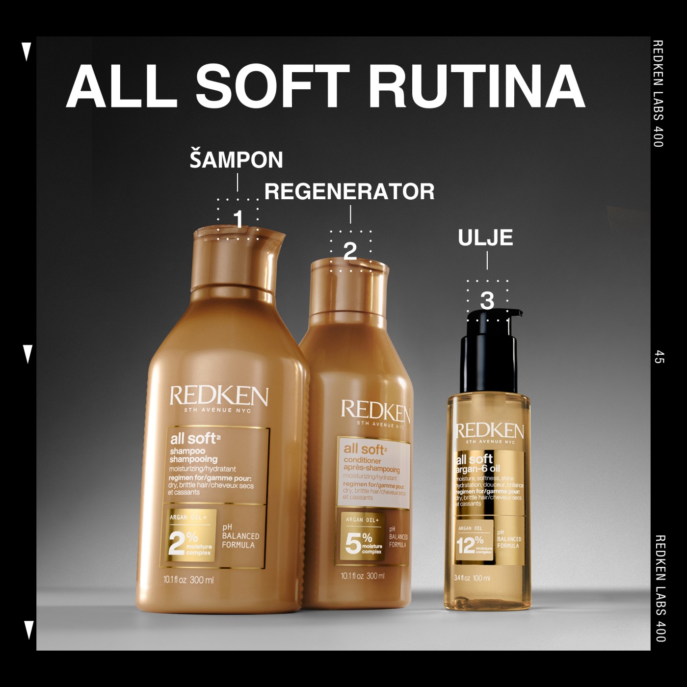 Redken All Soft duo set - šampon i regenerator