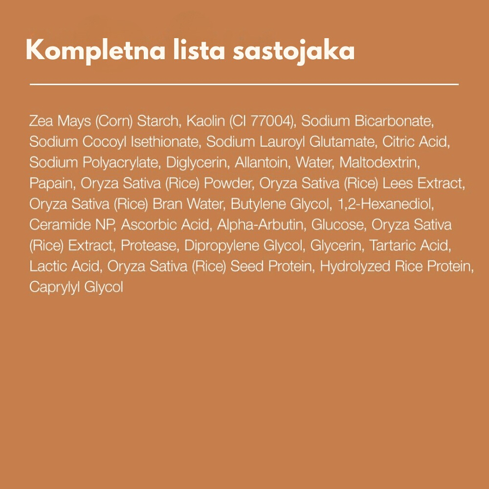 Rice Enzyme Brightening Cleansing Powder 40g