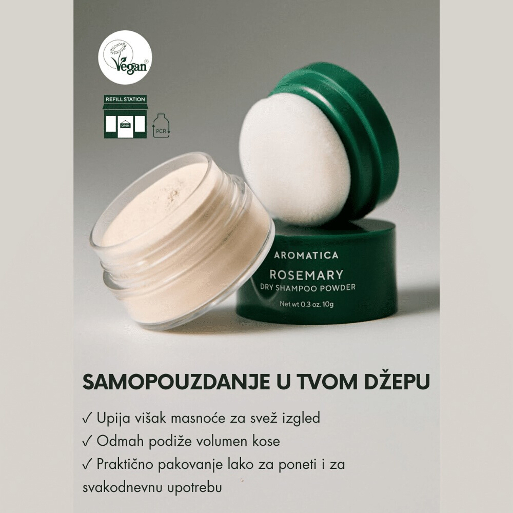 Rosemary Dry Shampoo Powder 10g