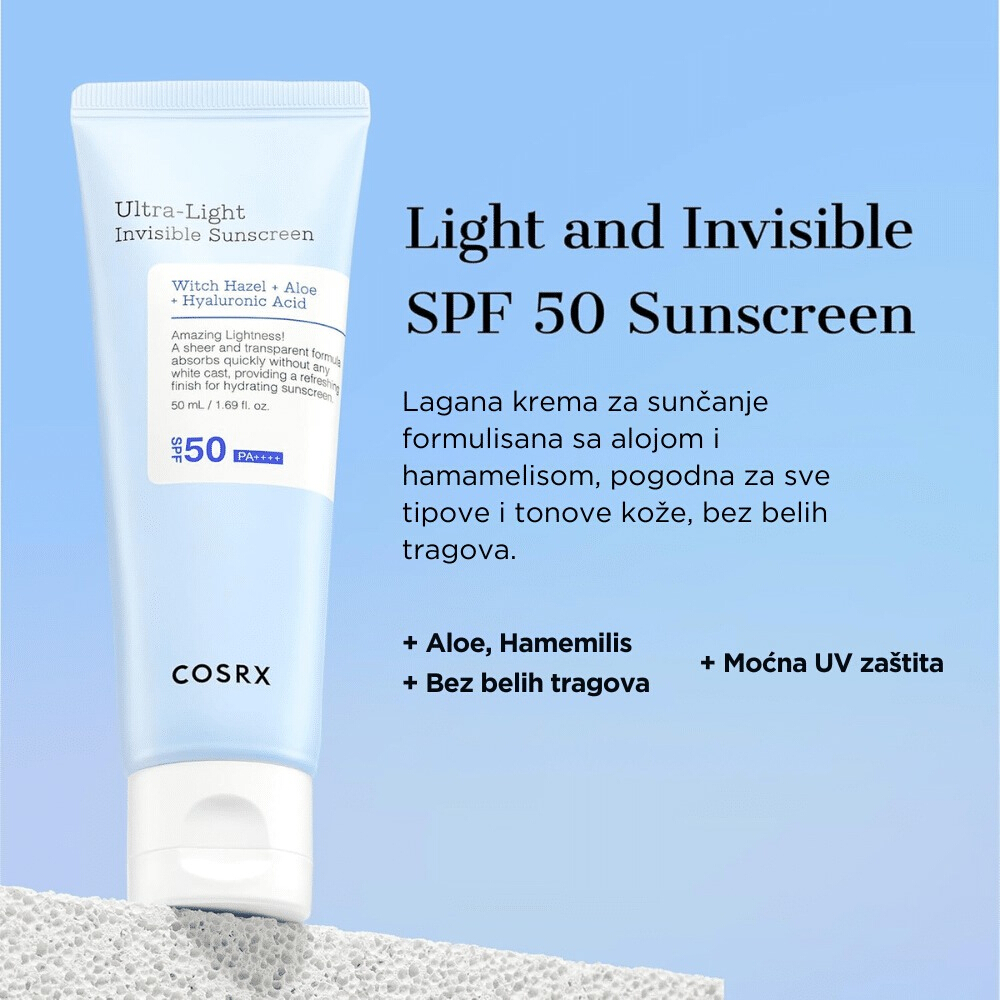 Ultra Light Invisible Sunscreen 50mL